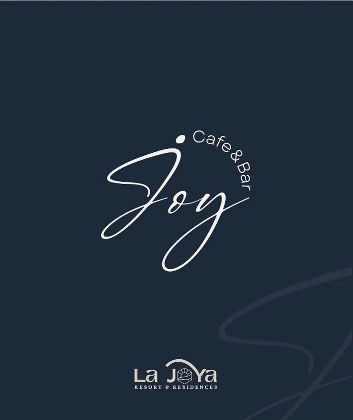 Joy menüsü — Joy Cafe & Bar menüsü — kapak